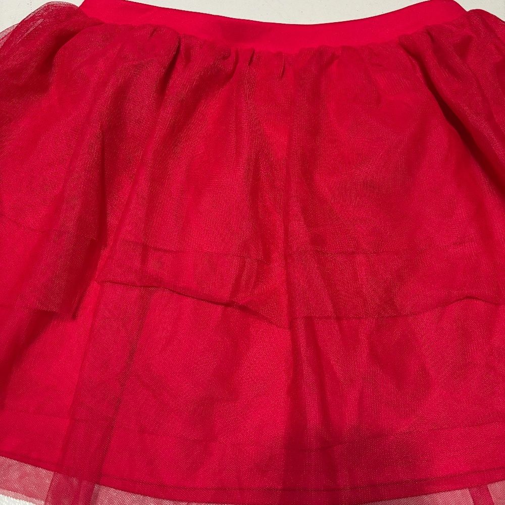 Girls Red Skirt